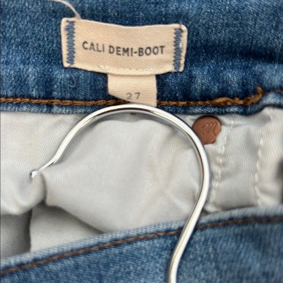 Madewell Cali Demi Boot Jeans Tierney Wash Eco Edition Blue Size 27 Style K7978 - Picture 6 of 6